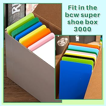 Amazon.com : Zomiboo 100 Pieces Tall Trading Card Dividers